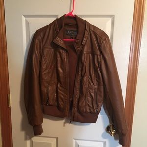 Faux leather jacket